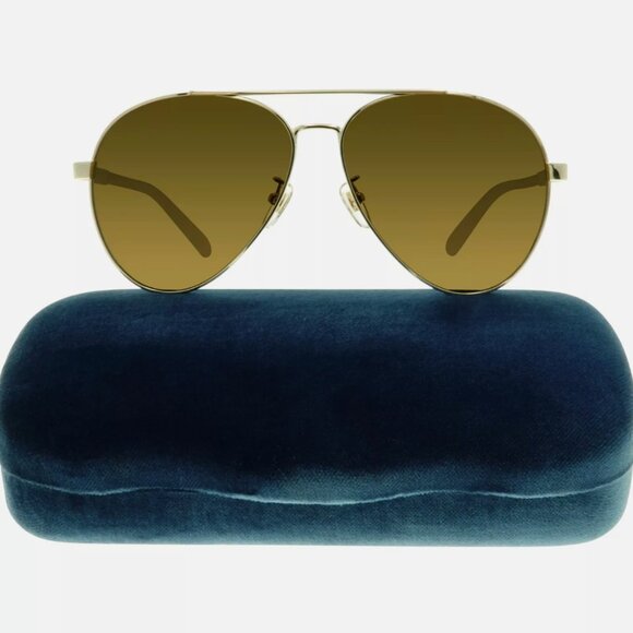 Gucci Aviator Unisex Red/Green Stripes Sunglasses - Picture 2 of 5